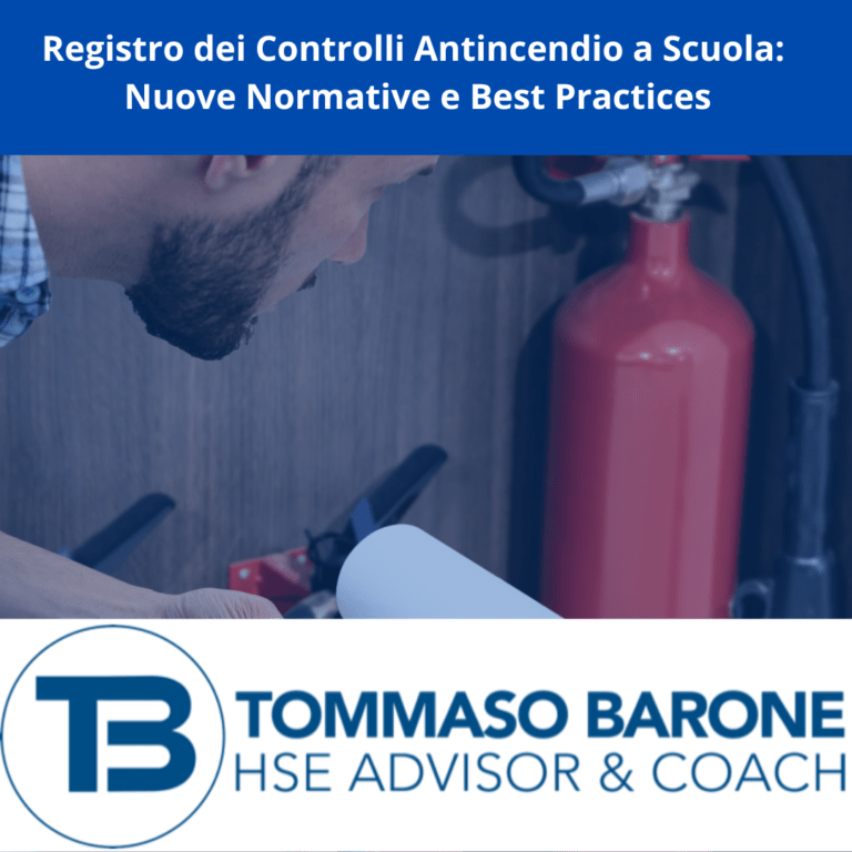 Scopri di più sull'articolo Registro dei Controlli Antincendio a Scuola: Nuove Normative e Best Practices