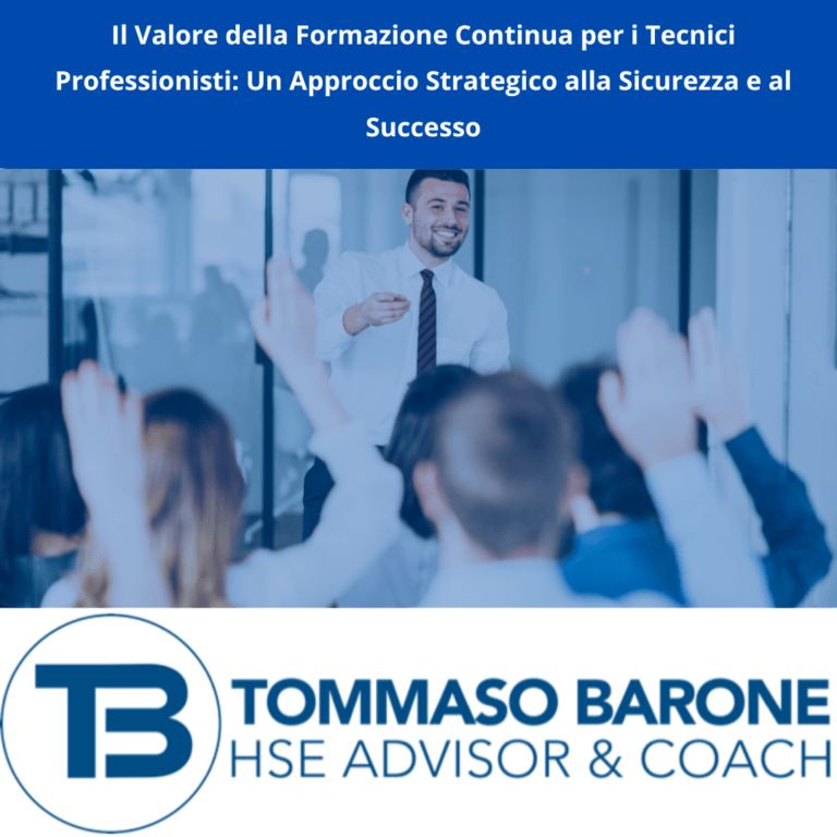 Scopri di più sull'articolo Il Valore della Formazione Continua per i Tecnici Professionisti: Un Approccio Strategico alla Sicurezza e al Successo